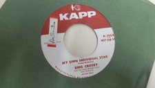 bing crosby 45 rpm record christmas my own individual star/very good