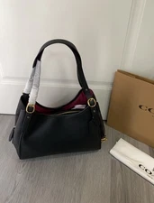 Lori Shoulder Bag Black C4824 Outlet NEW leather