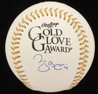 Yadier Molina Signed Gold Glove Award Baseball Beckett St.Louis Cardinals