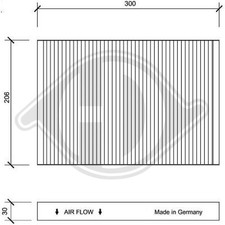 DCI1071 Filter, Innenraumluft für AUDI A6 C5 (4B2)