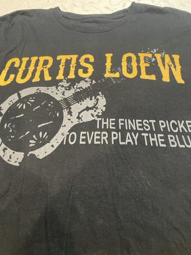 Curtis Loew The Finest Picker To Ever Play The Blues XL T-Shirt defekt siehe Beschreibung - Bild 2 von 10