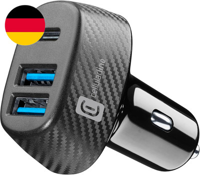 Cellularline | Kfz-Ladegerät | Car Multipower Ultra Ausgestattet Mit Usb-Ansc