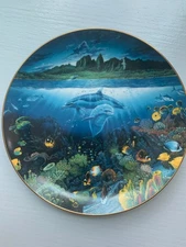 "A Discovery Off Anahola" ~ Underwater Paradise ~ Danbury Mint ~ Plate #R7386