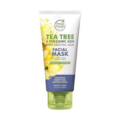 Petal Fresh Tea Tree & Volcanic Ash Facial Mask, Blemish Control, Clean Skincare