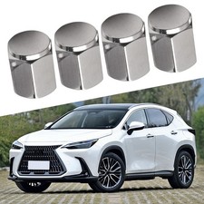 Reliable Silver Valve Cap Set for Lexus CT200h ES350 LX570 RX350 IS350 Tires