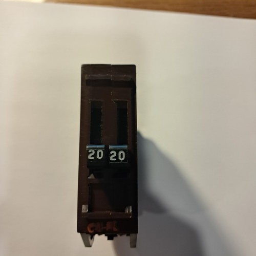 Circuit Breaker Wadsworth B2020 20/20A Two 1 Pole Twin Tandem