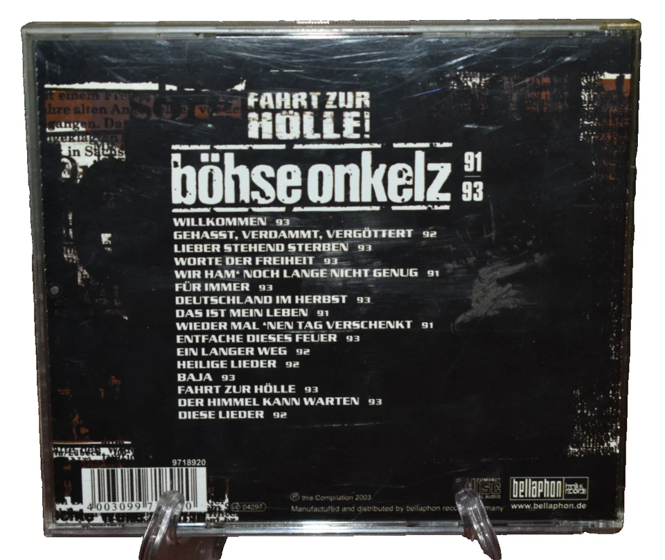 Böhse Onkelz - Fahrt zur Hölle! - CD. #3. - Bild 2 von 2