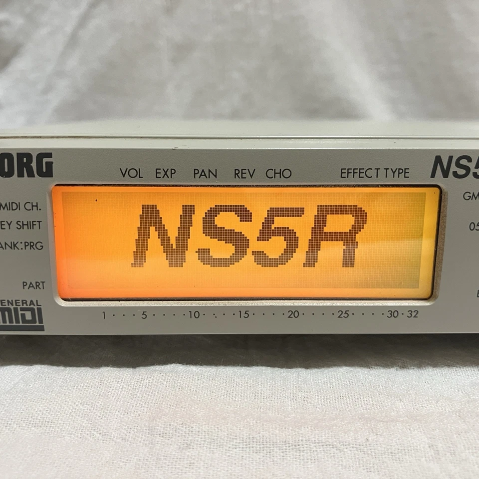 KORG NS5R Midi Sound Effect Module Synthesizer w/ Power cable Used Tested AC100V - Image 4 of 4