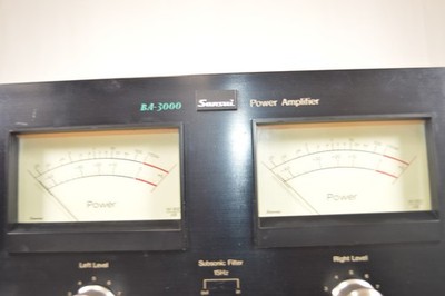 SANSUI BA-3000 Stereo Control Power Amplifier AC100V Tested