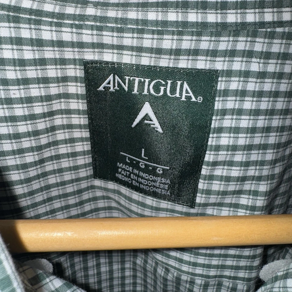 Camisa de manga larga con botones estructura verde Baylor Bears XL antigua para hombre Foto 3 de 4