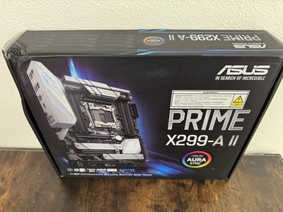 ASUS Prime X299-A II LGA 2066 Intel X299 SATA 6Gb/s ATX Intel Motherboard