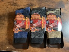 bundle of 3 Men  s Heated Sock TOG 2.3 Size 10-13 Extra Thick Yarn
