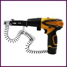 Power Drill Handheld Drywall Screw Gun Auto-Feed Screwdriver Attachment Chain