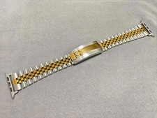 Middle Gold Jubilee Oysterflex Clasp Steel Band for Apple Watch Ultra S10 42-49