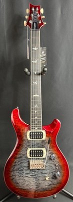 PRS SE Custom 24-08 Quilt Top Electric Guitar Charcoal Cherry Burst w/ Gig Bag