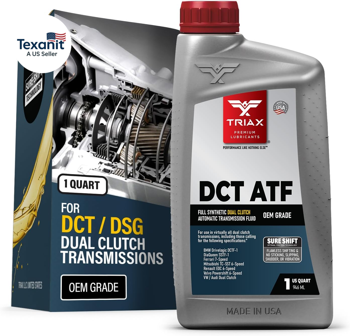 DCT ATF - Full Synthetic Dual Clutch Automatic Transmission Fluid