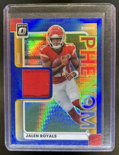 2025 Donruss Optic Jalen Royals Blue Hyper (RAW)