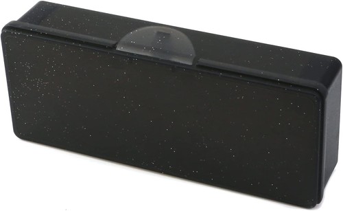 2PCS Large Capacity Pencil Box Plastic 7.25×2.85×1.3, Frosted Black - Picture 3 of 5