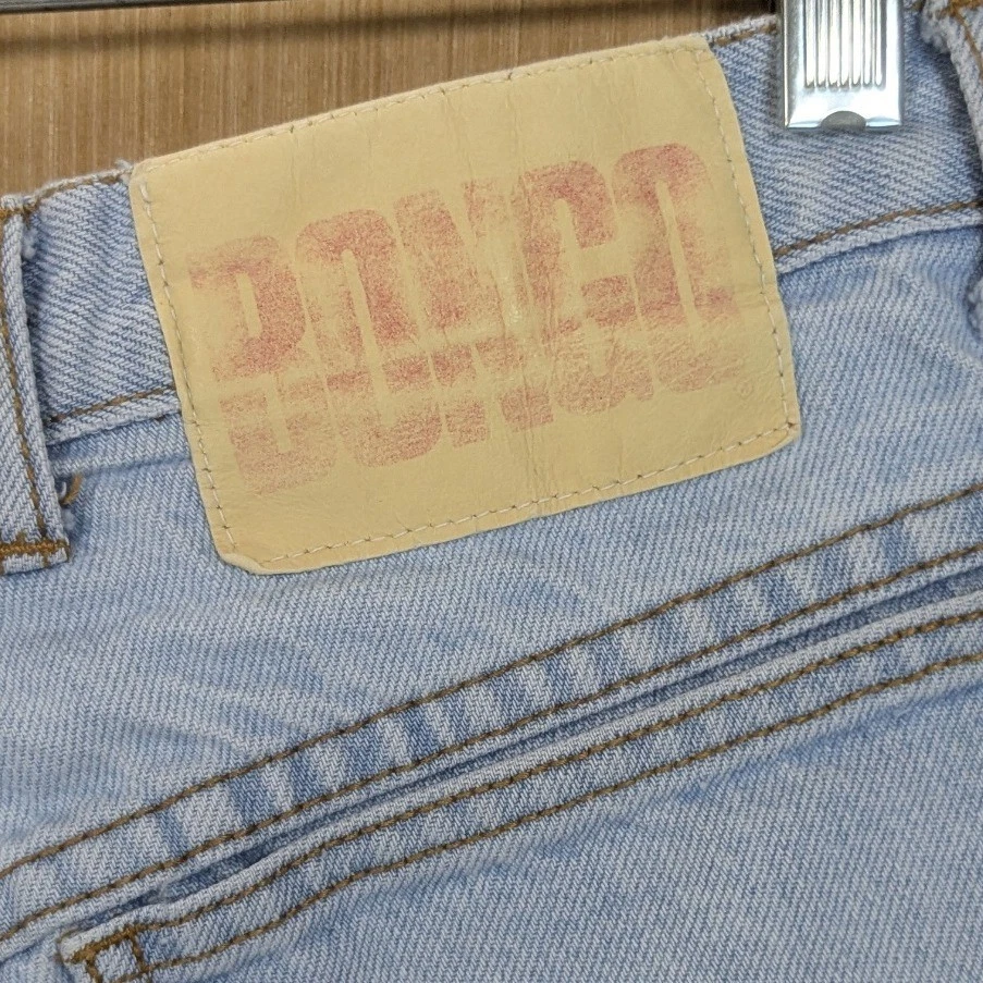 Pantalones Cortos Jeans Bongo Denim Vintage Mamá Retro tiro alto lavado claro para niños 11 EE. UU. Foto 4 de 4