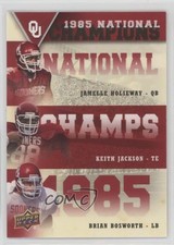 2011 University of Oklahoma Jamelle Holieway Keith Jackson Brian Bosworth 2d8