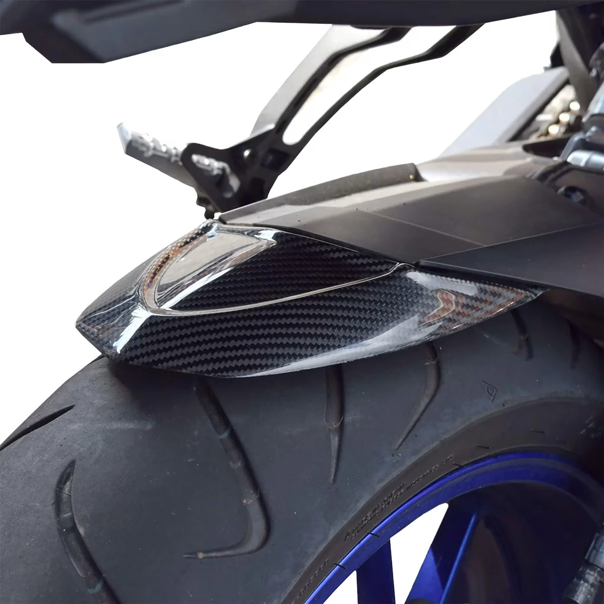 Pyramid Plastics Hugger Extension Motorcycle Carbon - Yamaha MT-09 / Tracer
