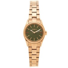 Furla Women's Watch R4253101506 866605 Rose Gold Green [Parallel Import]