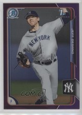 2015 Bowman Draft Chrome Purple Refractor 51/250 Jeff Degano #44 z6b
