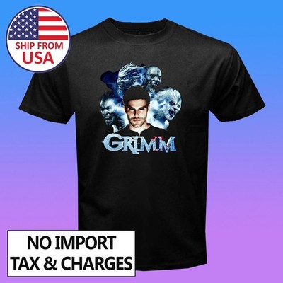 Grimm Drama TV Men's Black Size S-5XL