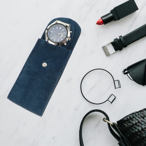 2 Pcs Watch Bag Miss Lovers Storage Pouch Portable for Travel Box - Bild 9 von 12