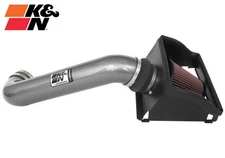 K&N Gunmetal Gray Cold Air Intake w/ Oiled Filter For 2021-2025 Ford F-150 5.0L