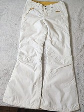 The North Face White Hyvent Ski Snowboarding Winter Snow Pants Womens Sz  XS Pet