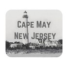 Vintage Shore Designed Rectangle Cape May Mouse Pad Beach - Vintage Cape May 