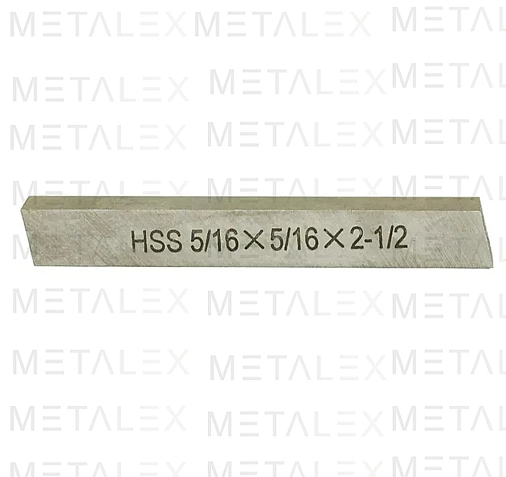 5 Pc 1/4" Square HSS Tool Bit Set M2 Grade 2-1/2" Length Lathe Cutting Tools - Image 4 of 4