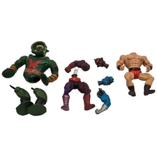 Vintage 1980’s He-Man MOTU Broken/ Incomplete Figure Lot For Parts or Repair