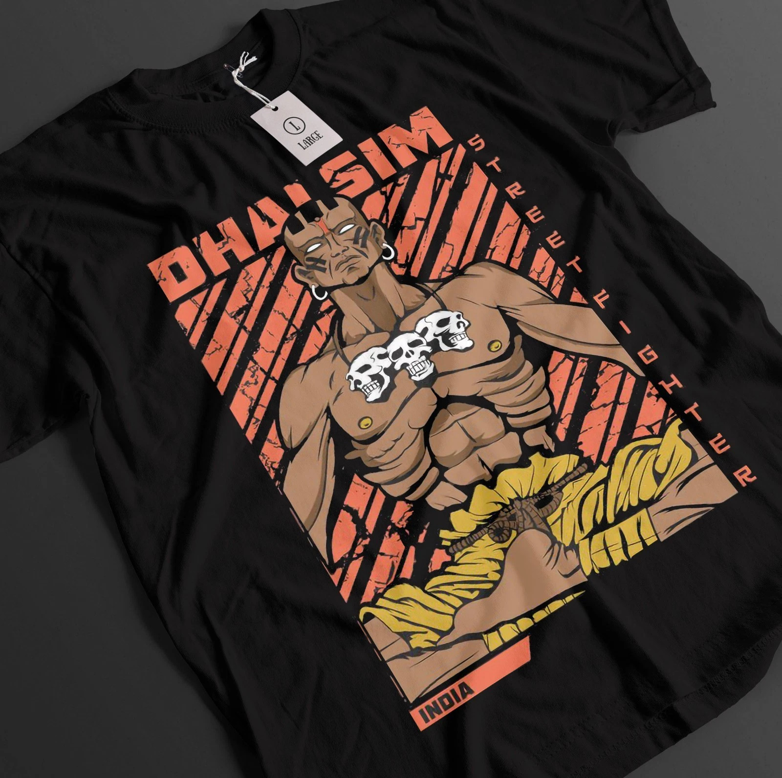 Street Fighter Shirt Dhalsim Tshirt Ken T-Shirt Akuma Top Fighting Anime Tee
