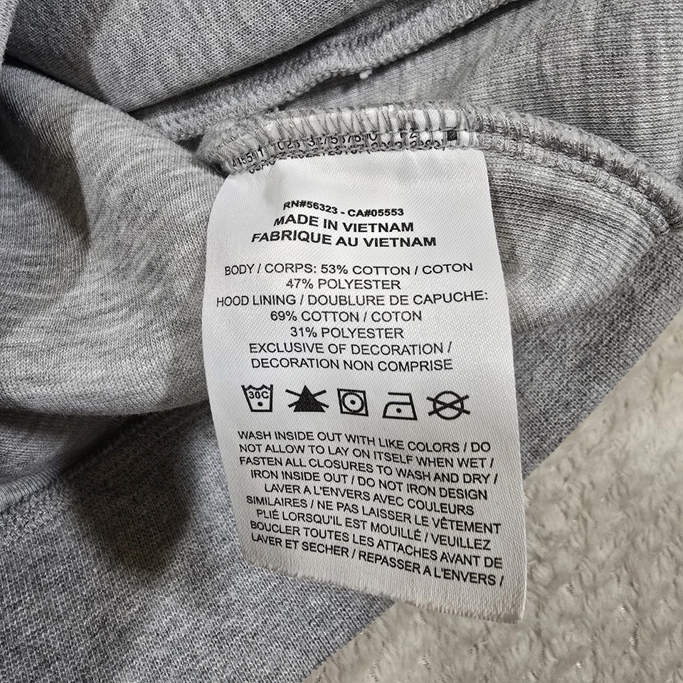 Nike Sportswear Tech Fleece Full Zip Hoodie Kids Boys Small Grey FD3285-063 - Image 4 of 4