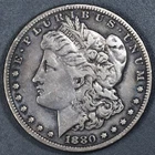 1880-S $1 MORGAN SILVER DOLLAR KM# 110 Grade:  VG A7050