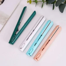 Womens Professional Mini Hair Iron Hair Straightener Curler Hair Irons Portable