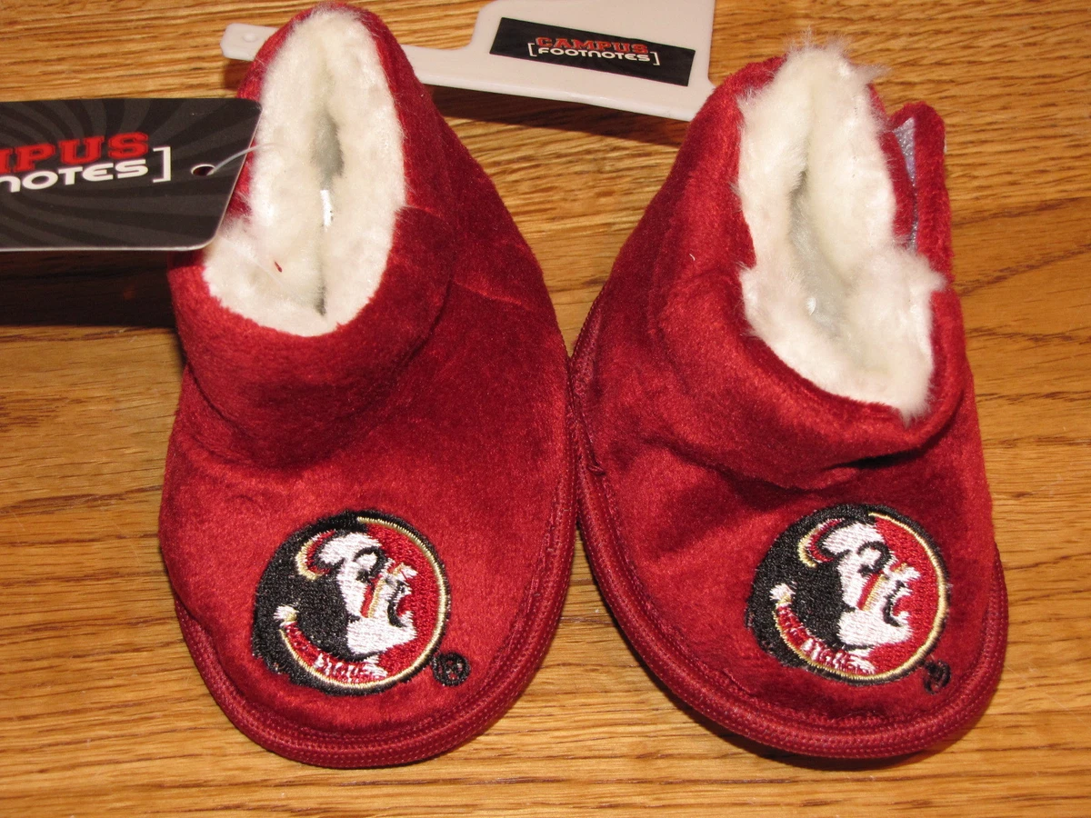 Rare! FSU Florida State Seminoles Big Slippers Size XL Made in Canada  13\' meas. Florida State Seminoles Framed 13 main image 4