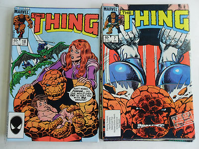 14x THE THING (Marvel US Comic) No. 7+8+9+14+15+16+17+18+19+20+21+22+23+32