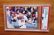 2020 Topps #432 WALKER BUHLER Dodgers - PSA 9 MINT