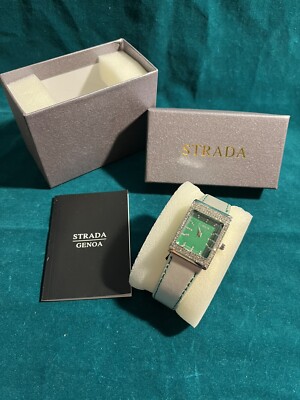 New Strada Women Green  Wrist Water Resistant Watch  Japan Movt