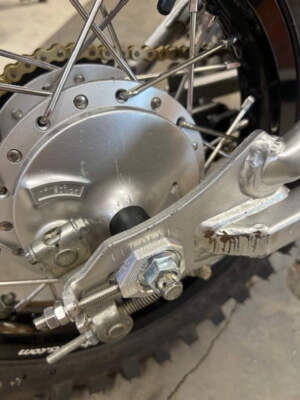 Kawasaki KLX110 KLX110L M12x1.25 Flanged Axle Nut Upgrade Rear