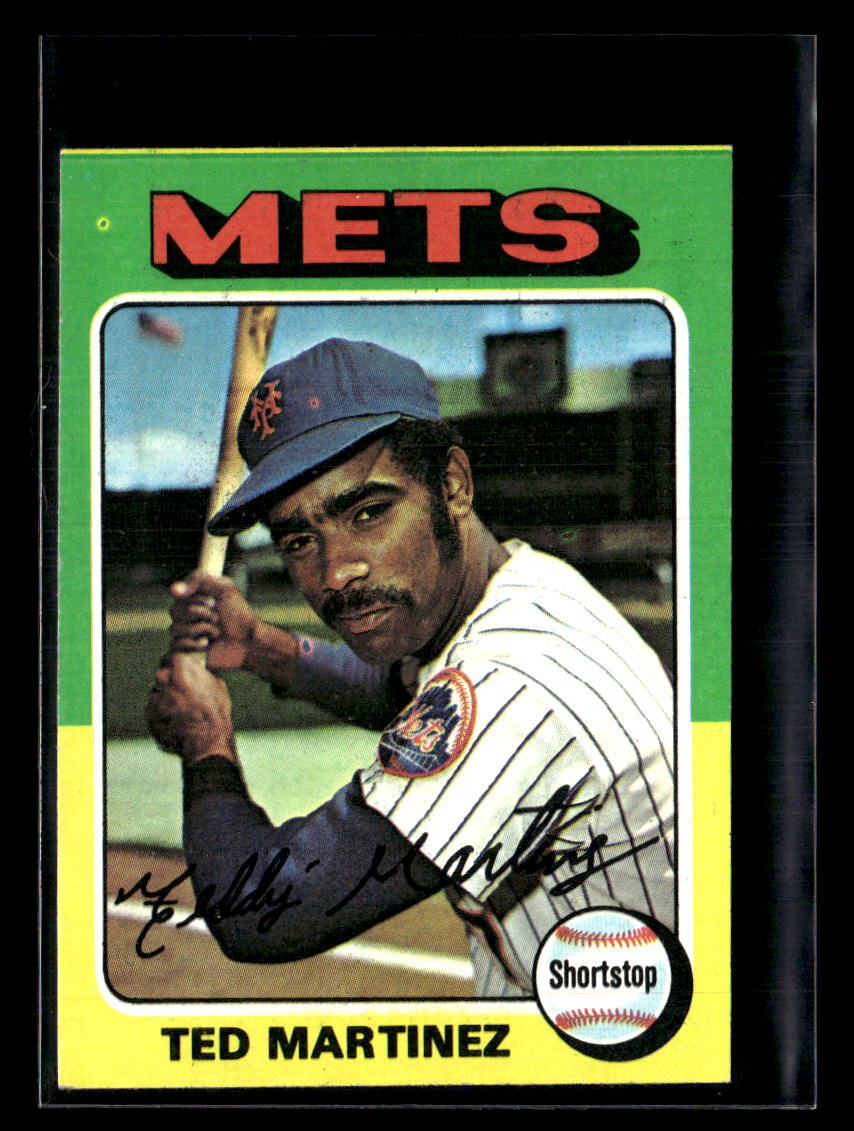 1975 Topps Mini #637 Ted Martinez - NM/MT+ Set Break!