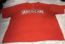 American League All Star Game 2010 Red T Shirt Size 2XL Matt Thornton 37 MLB