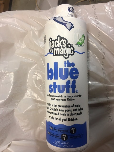 Jack's Magic The Blue Stuff Swimming Pool Stain Preventer ...