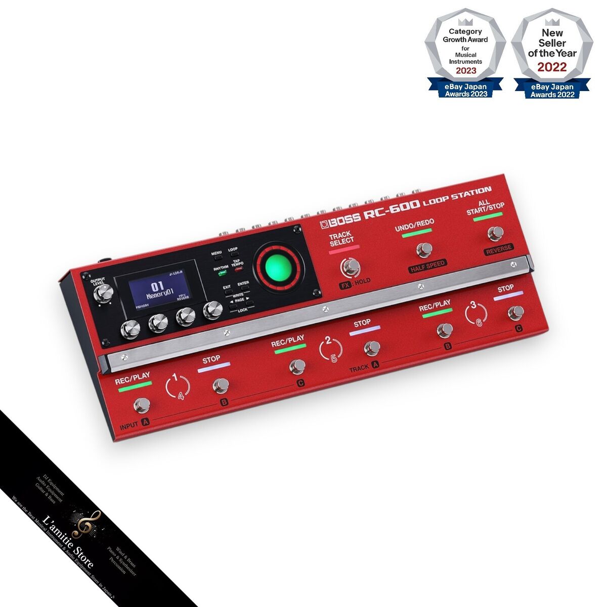 BOSS RC-600 Loop Station Looper Sequencer Electric Guitar BOSS RC-600 Loop Station Looper Sequencer Electric Guitar