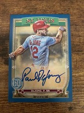 2020 Topps Gypsy Queen Auto Indigo /150 Paul DeJong #GQA-PD Autograph