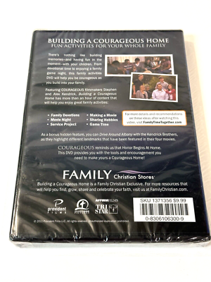 Building A Courageous Home DVD Fun Family Activities & Faith