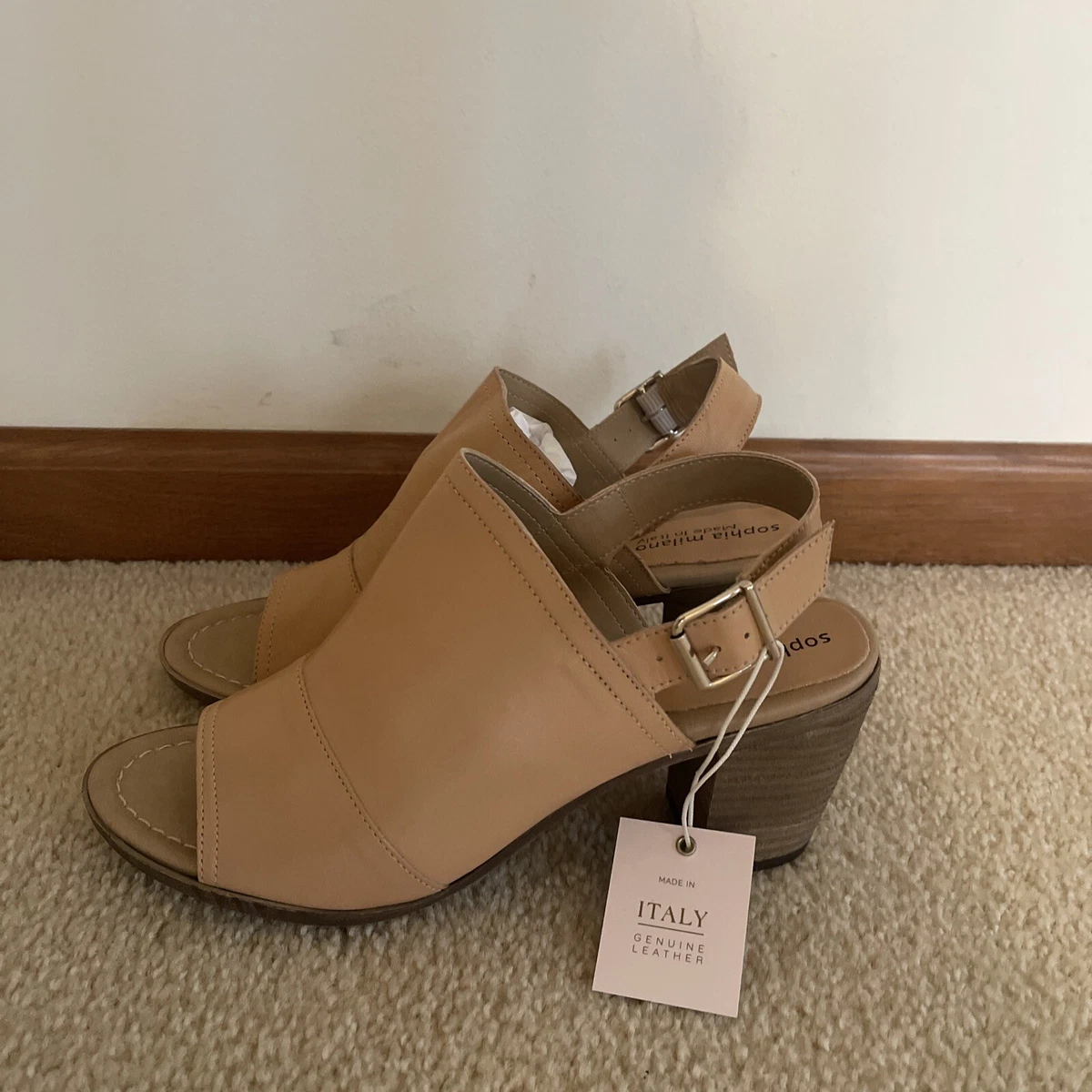 sophia milano sandals shoes size 8 5 new